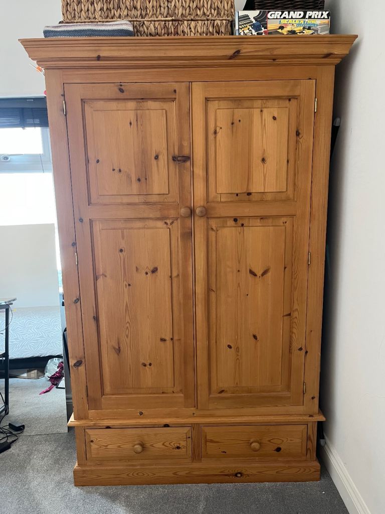 Pine wardrobe