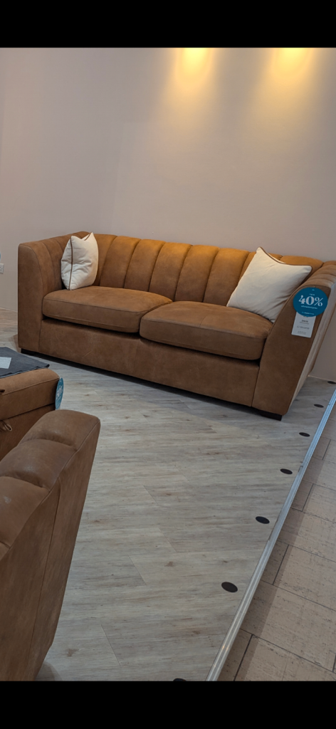 Original leather sofa 