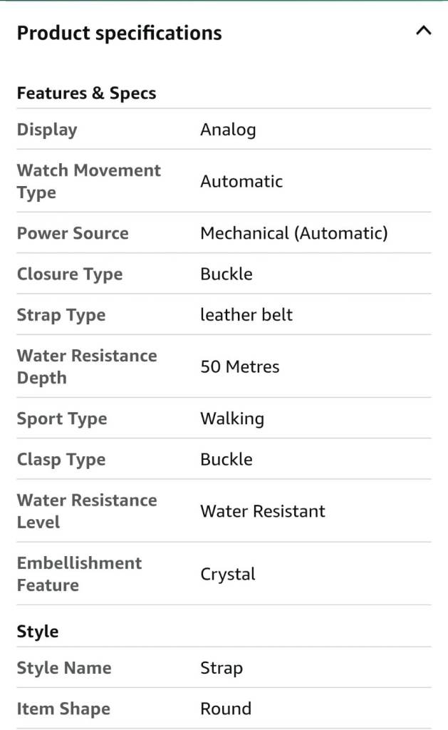 Gents, mens, automatic skeleton watch, new in box