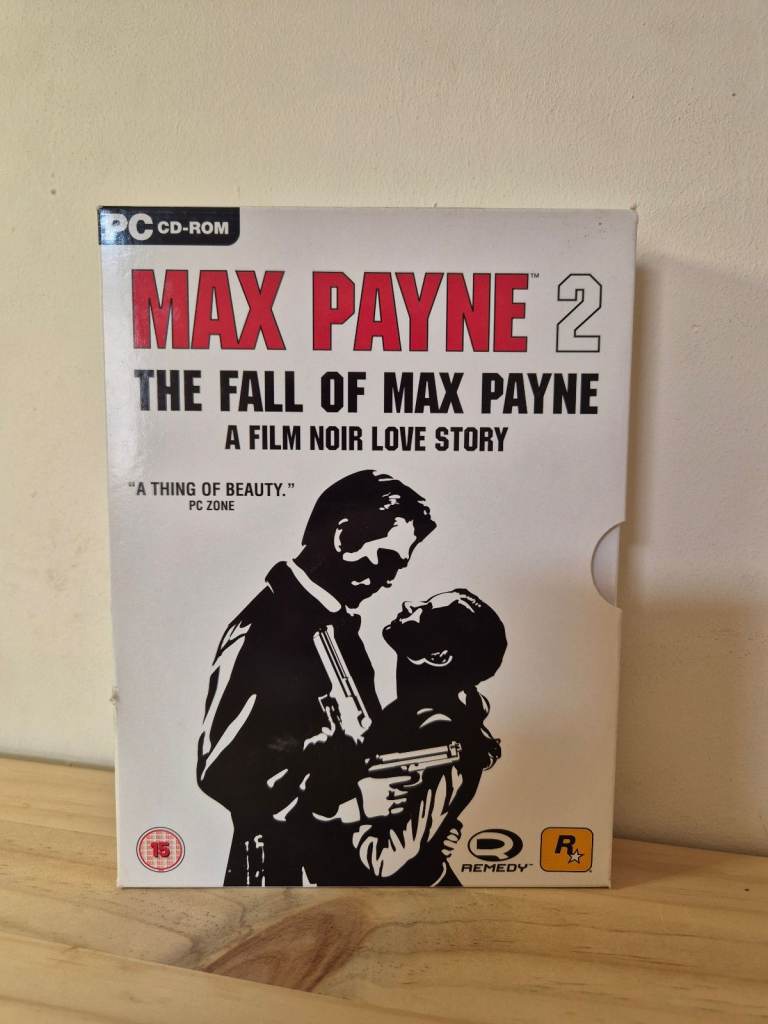 Max Payne 2 The Fall of Max Payne PC Game – CIB, 3 Discs & Inserts