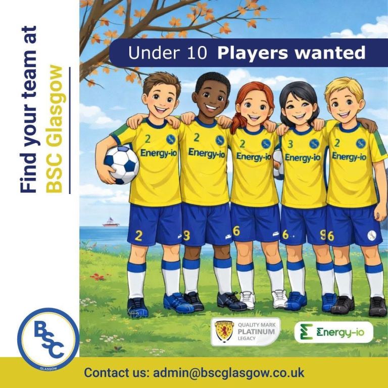 BSC Glasgow 2017 players wanted!