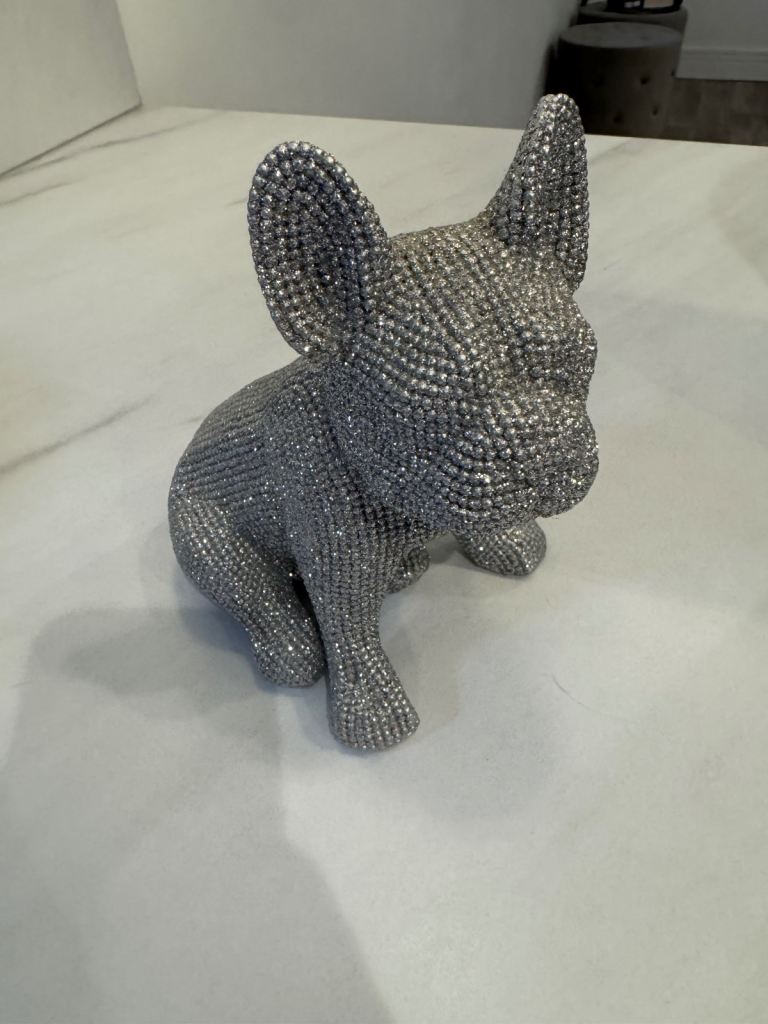 Sparkle pug ornament 