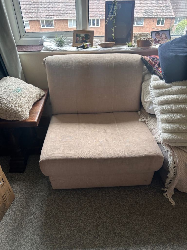  Free to collect Chair that opens out into bed