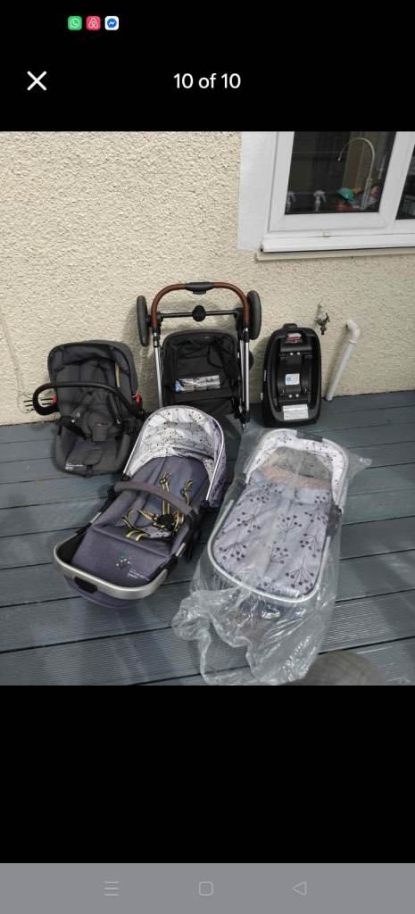 Cossato Pushchair Travel System - Grey
