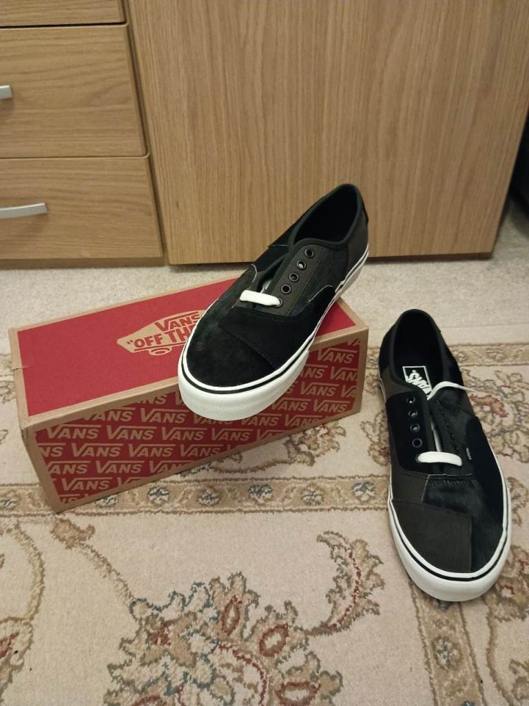 Vans, black Suede Shoes