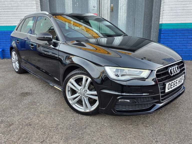 2015 Audi A3 1.6 TDI 110 S Line 5dr [Nav] HATCHBACK Diesel Manual