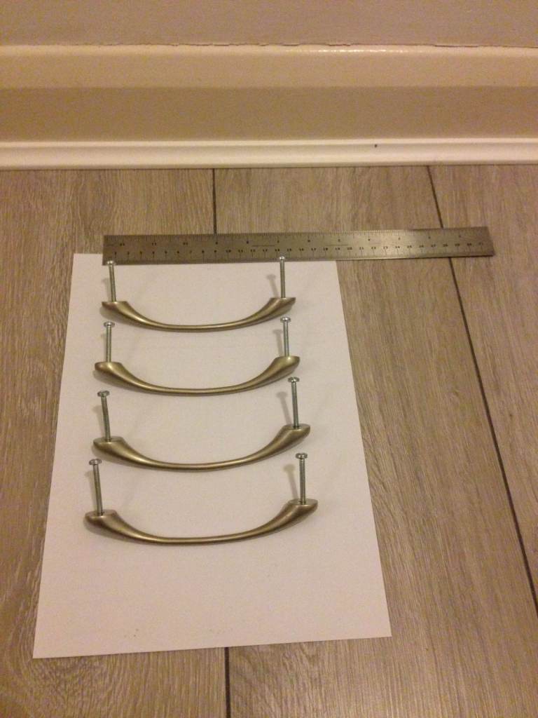 PULL HANDLES FOR IKEA ARGOS CHEST DRAWERS WARDROBE DOORS KITCHEN CUPBOARDS x4