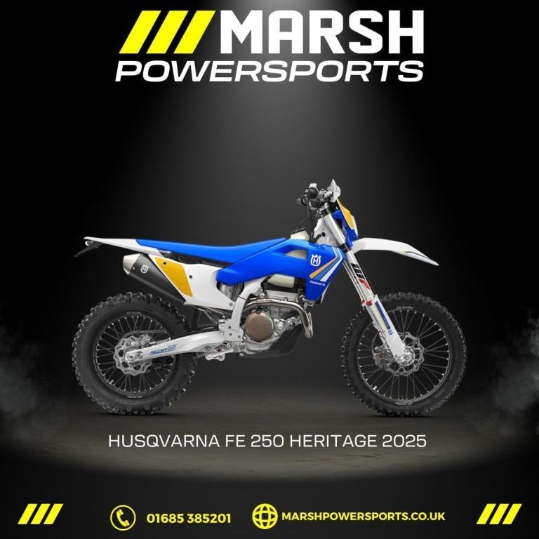 FE 250 Heritage 2025 Model - Husqvarna Main Dealer - 1,250 OFF!