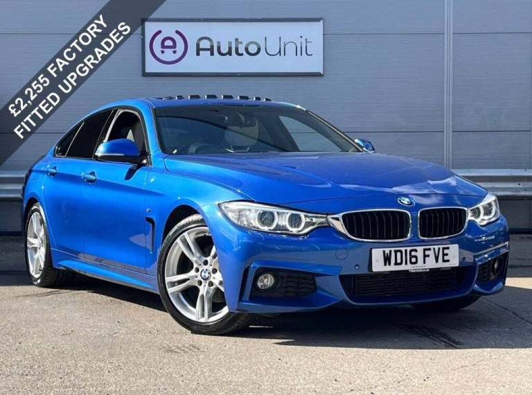 2016  BMW 4 SERIES GRAN COUPE 2.0 420D M SPORT HATCHBACK 5DR DIESEL AUTO EURO