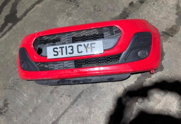 12-15 Peugeot 107 front bumper 