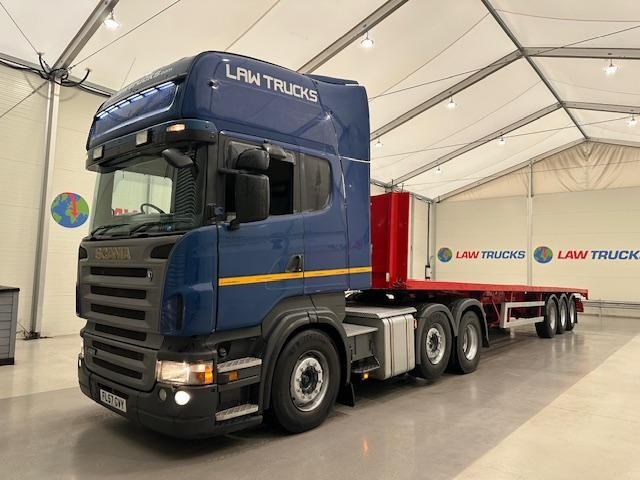Scania R480 6x2 Topline Tractor Unit with Flatbed Trailer