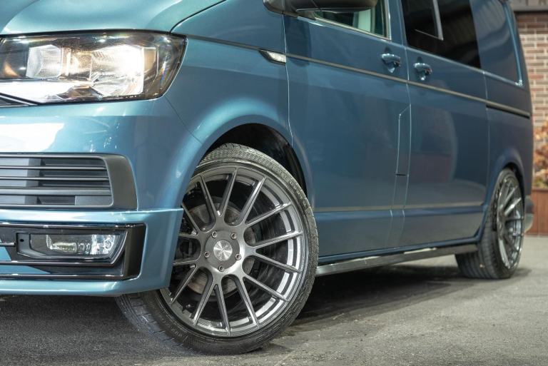  Volkswagen Transporter Stunning Bamboo Green T6 Campervan Conversion