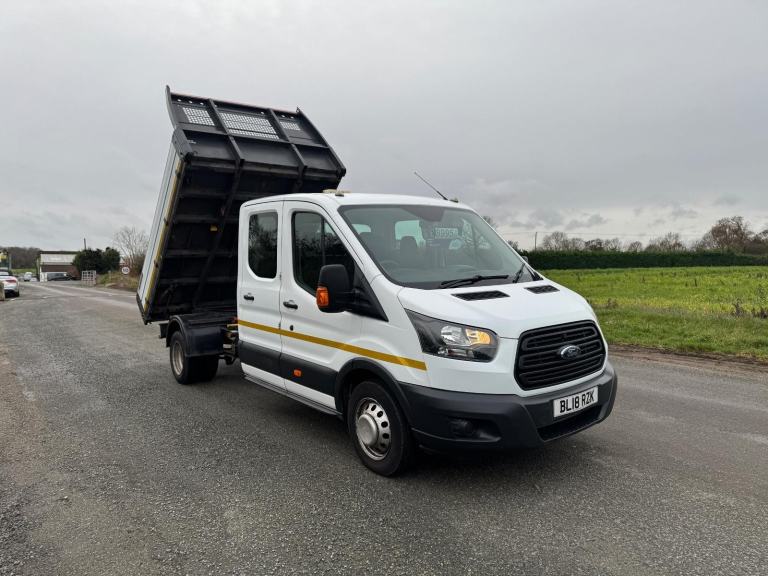 Ford Transit 2.0 350 EcoBlue crew cab tipper 5dr Diesel Manual RWD L3... 2018/18