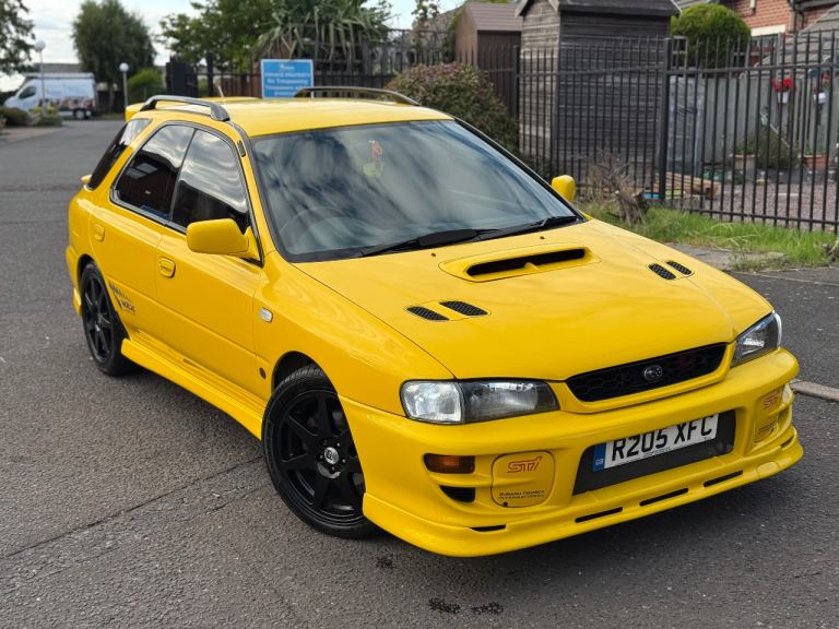 1997 SUBARU IMPREZA TURBO UK2000 WAGON - ONE OFF SONIC YELLOW!