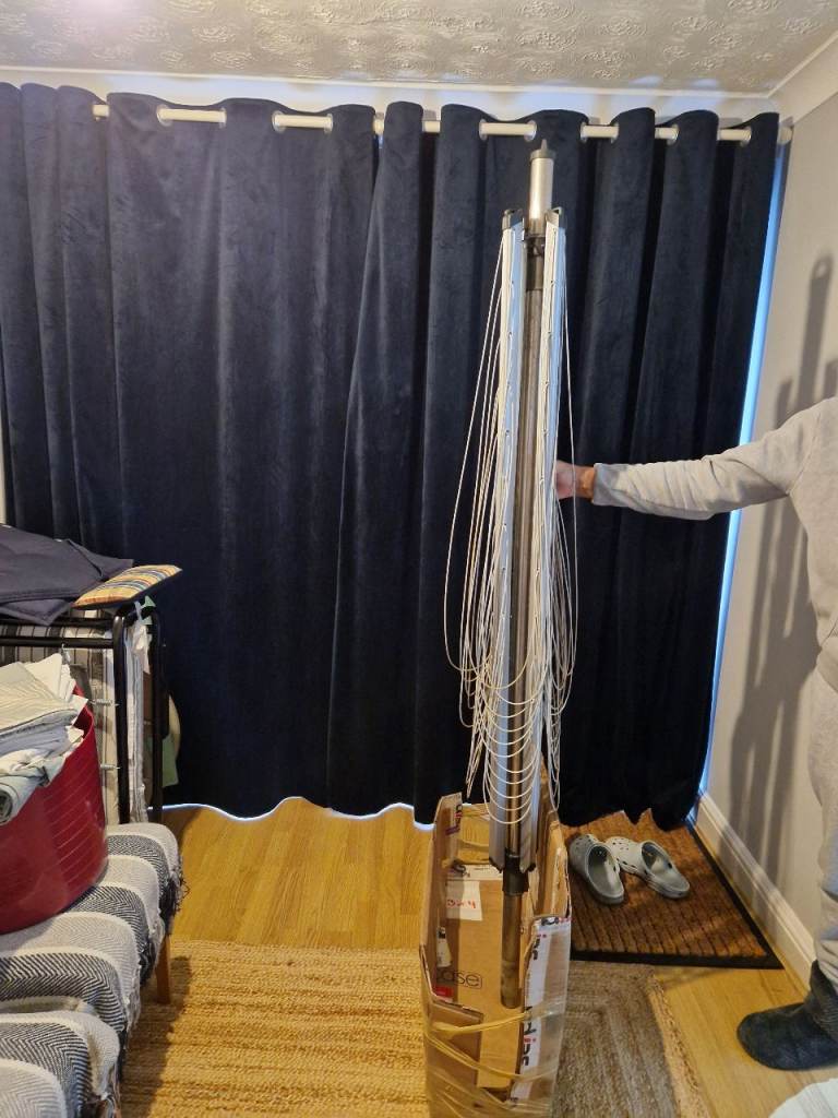 Brabantia lift o matic 60m 4 arm rotary airer 