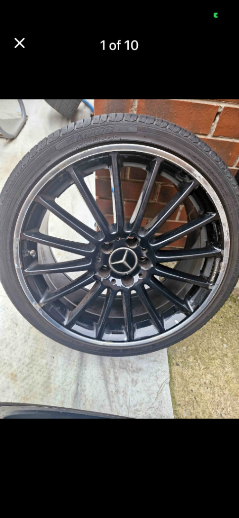 19” Mercedes alloy wheels and good tyres bargain