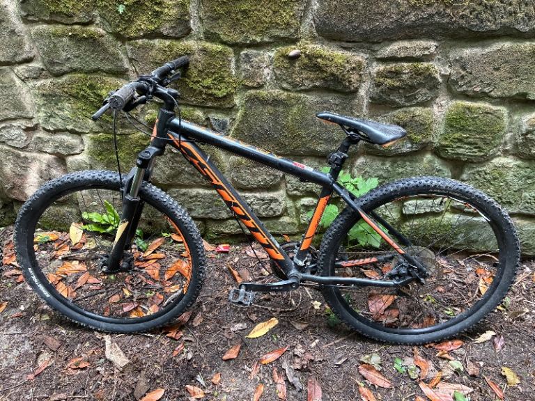Scott Aspect Mountain Bike – Black and Orange, Good Condition