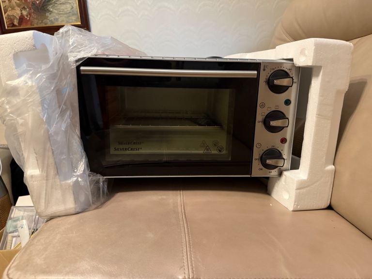Silvercrest Mini Oven SGB 1200 D1 - New in Box, Black