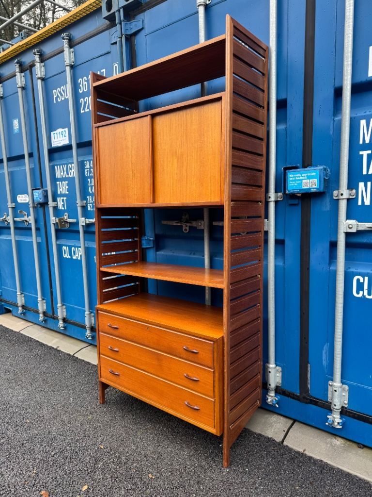 image for STAPLES TEAK LADDERAX MID CENTURY RETRO C1960s POSSIBLE DELIVERY  