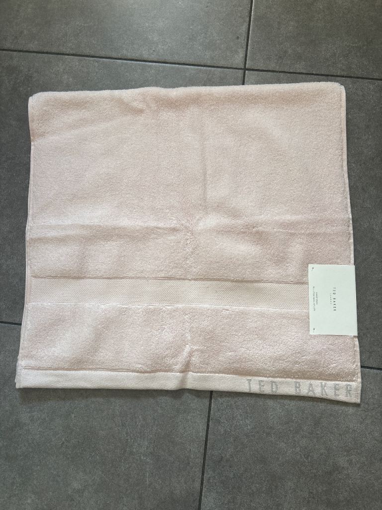 New Ted Baker Pink Cotton Towel