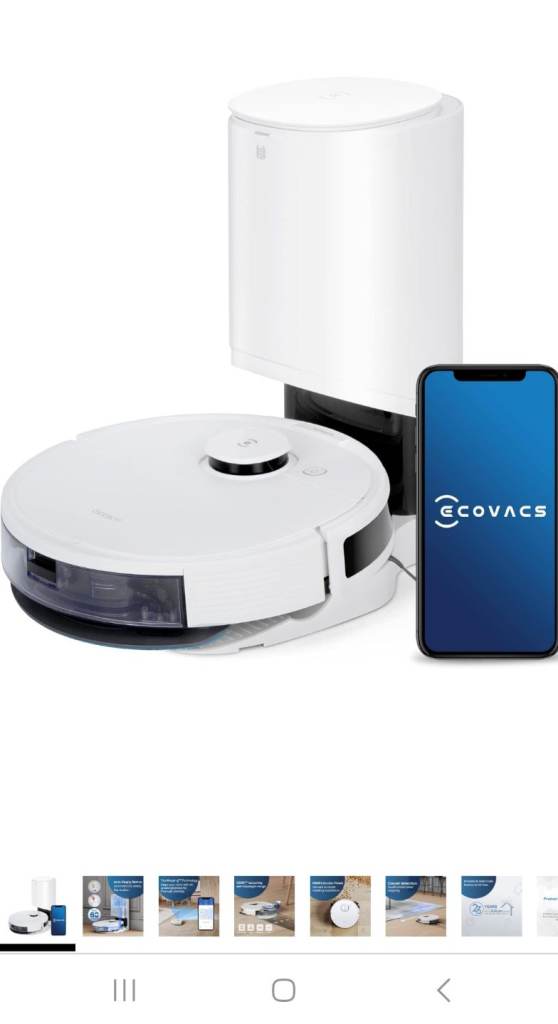 ECOVACS DEEBOT N8+ Robot Vacuum Cleaner