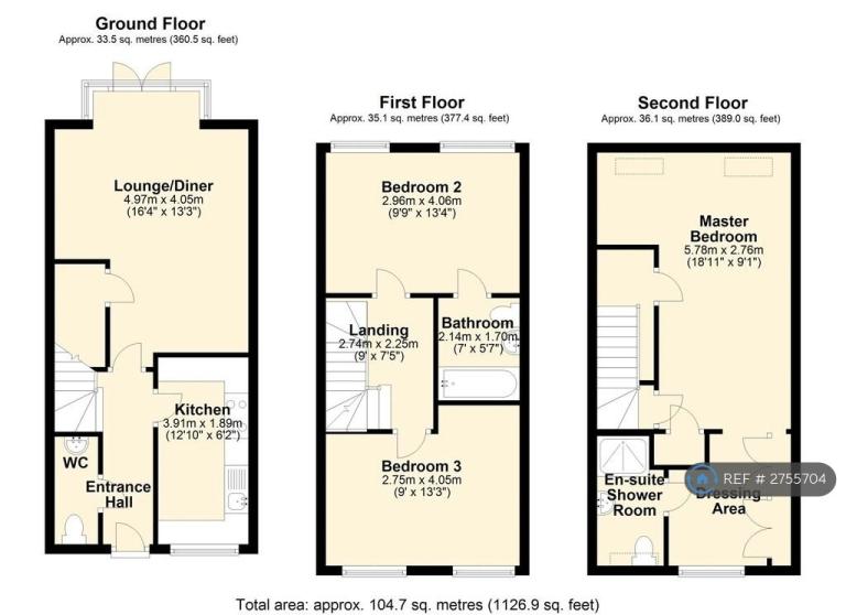 3 bedroom house in Laurence Rise, Dartford, DA2 (3 bed) (#2755704)