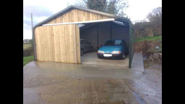 Shed carport 