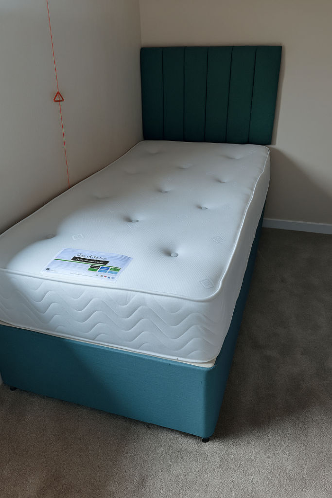 High-Quality Divan Bed with Plush Upholstery Offering Long-Lasting Sleep Comfort