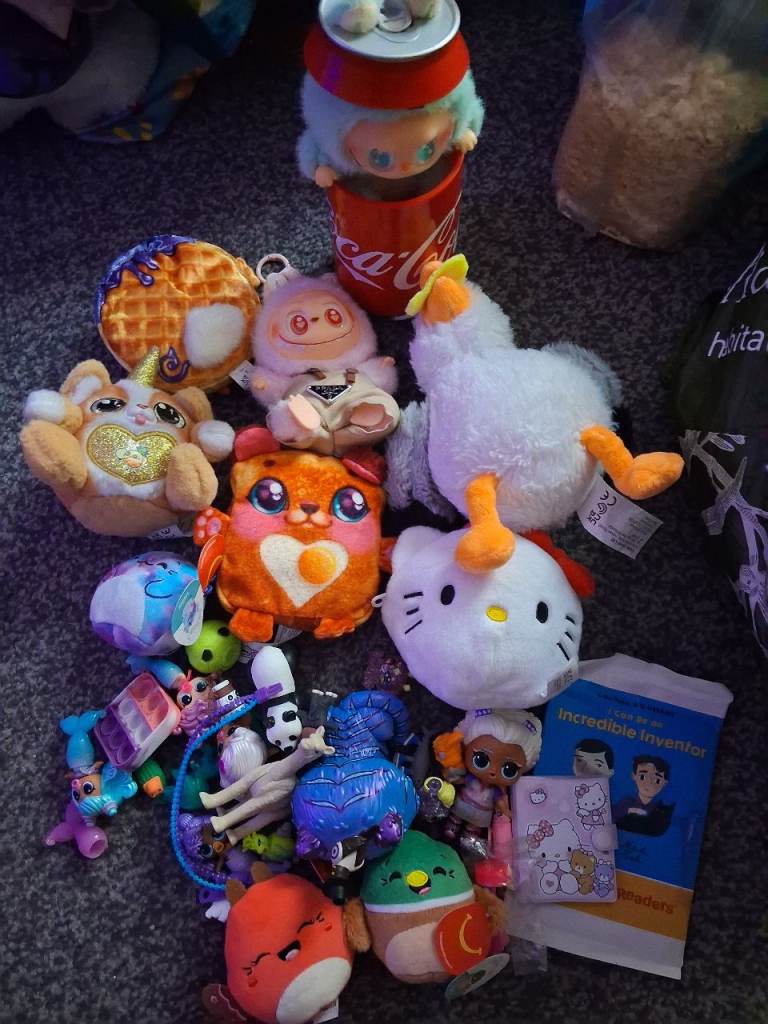 Bits and bats of toys