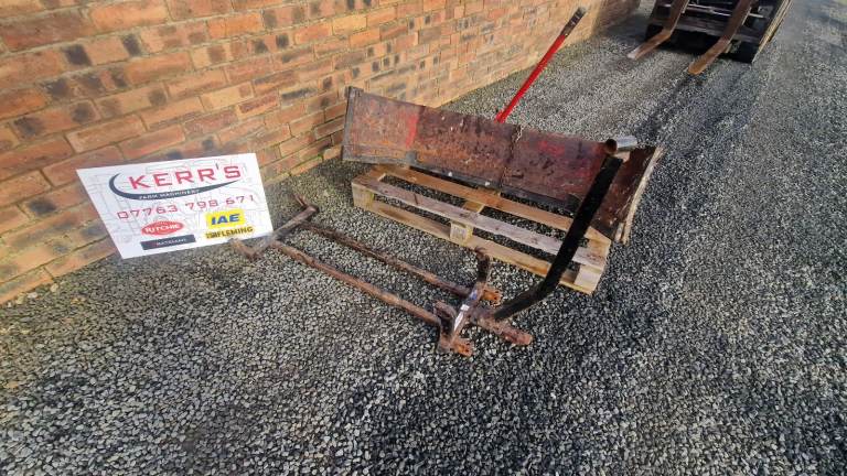 Quad atv logic slurry yard scraper with chassis frame tractor 
