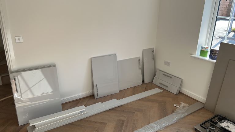 BRAND NEW Grey Gloss Kitchen Doors