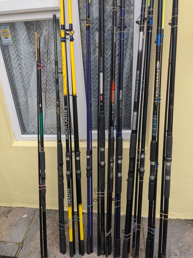 beachcaster fishing rods all going for £10 EACH