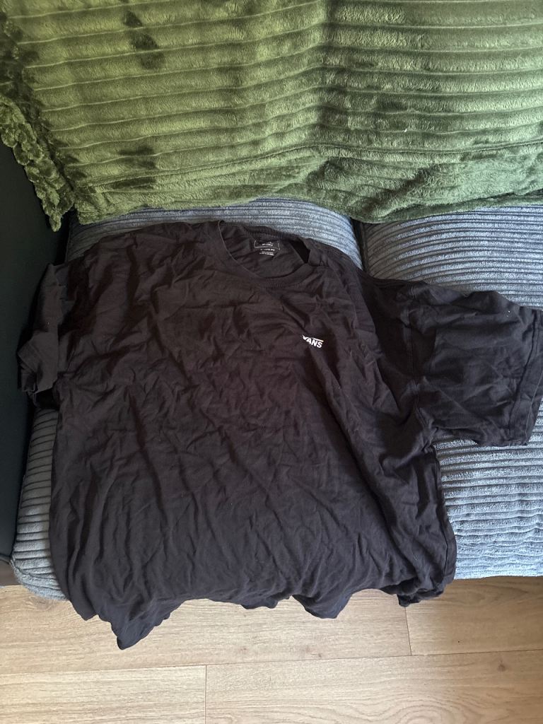 Vans Black T-Shirt – Men's, Good Condition