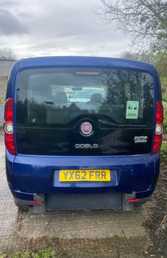 *2013 Fiat Doblo 4 Seater WAV ONLY 23k Wheelchair Accessible Remote Winch Full MOT ULEZ*