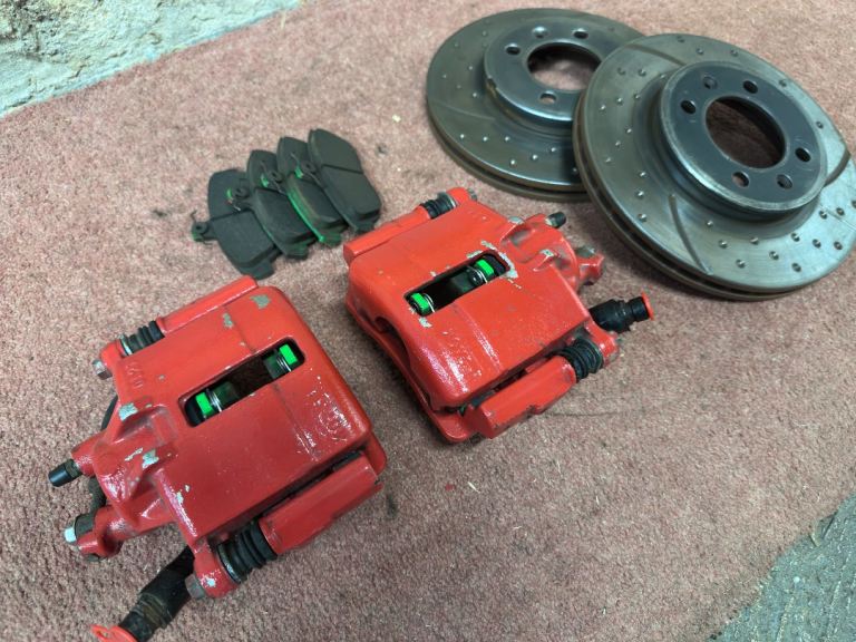 MG TF 135 Front Brake callipers, discs and pads