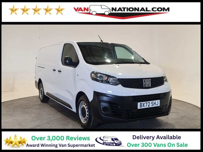 2022 Fiat Scudo 1.5 MULTIJET TECNICO L2 H1 100 BHP LWB Panel Van Diesel Manual