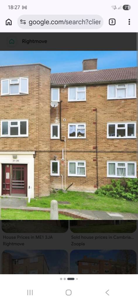 2 bedroom 1st floor flat Rochester 