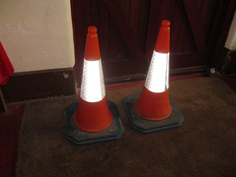image for 2 X TRAFFIC CONES TRAFFIC WARDEN GUNNISLAKE PL18 9NA