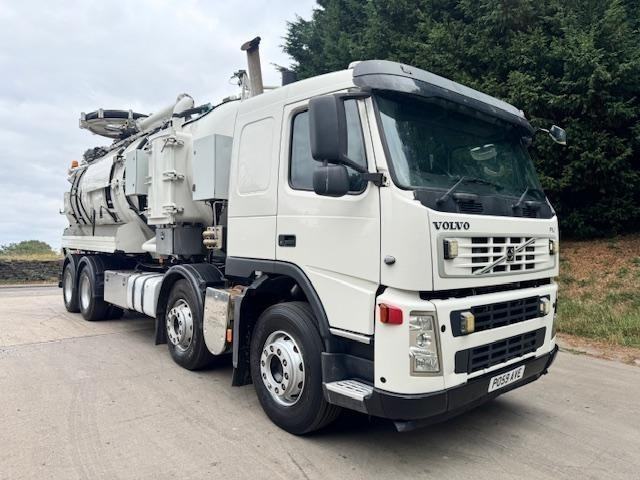 2009 59 Volvo FM 440 sleeper cab 8x4 KAISER WHALE recycler jet/vacuum tanker