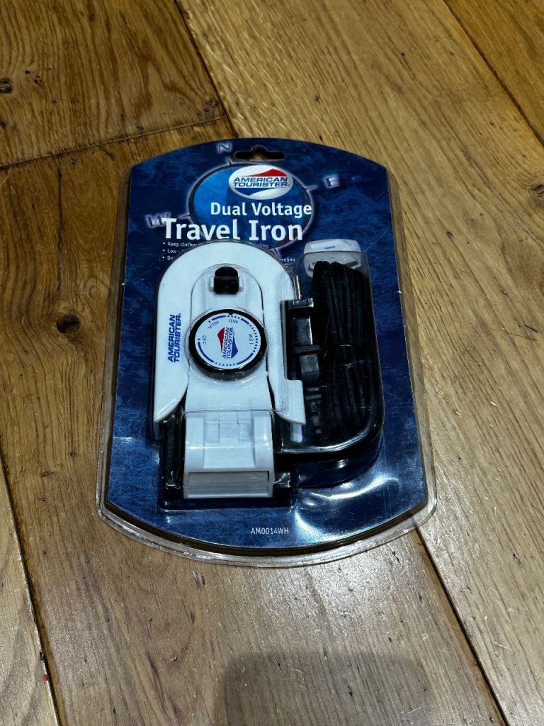 American tourister travel iron