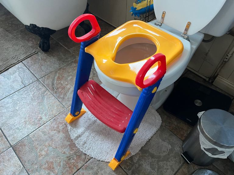 image for Toilet training seat and step