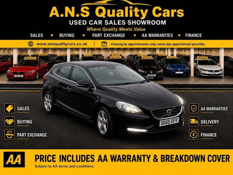 2015 Volvo V40 1.5 T2 SE Nav Auto Euro 6 (s/s) 5dr HATCHBACK Petrol Automatic
