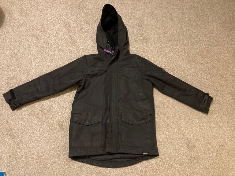 image for Boys Black Jacket Age 7 - 8 Years