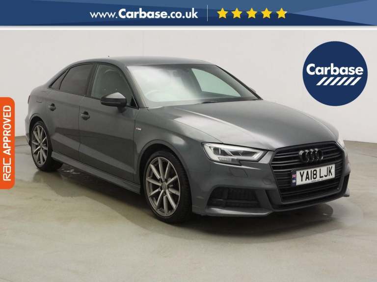 2018 Audi A3 1.5 TFSI CoD Black Edition Saloon 4dr Petrol S Tronic Euro 6 (s/s) (150 ps) Saloon P...