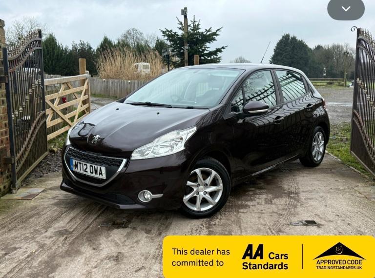 2012 Peugeot 208 1.2 VTi Active 5dr HATCHBACK Petrol Manual