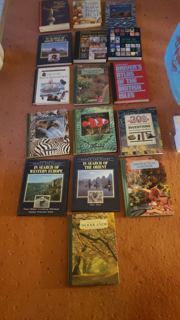 Vintage 1980s Reader's Digest Job Lot – 16 Books Gardening Nature Travel