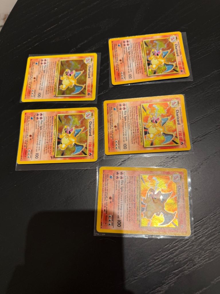 5 BASE SET CHARIZARD 