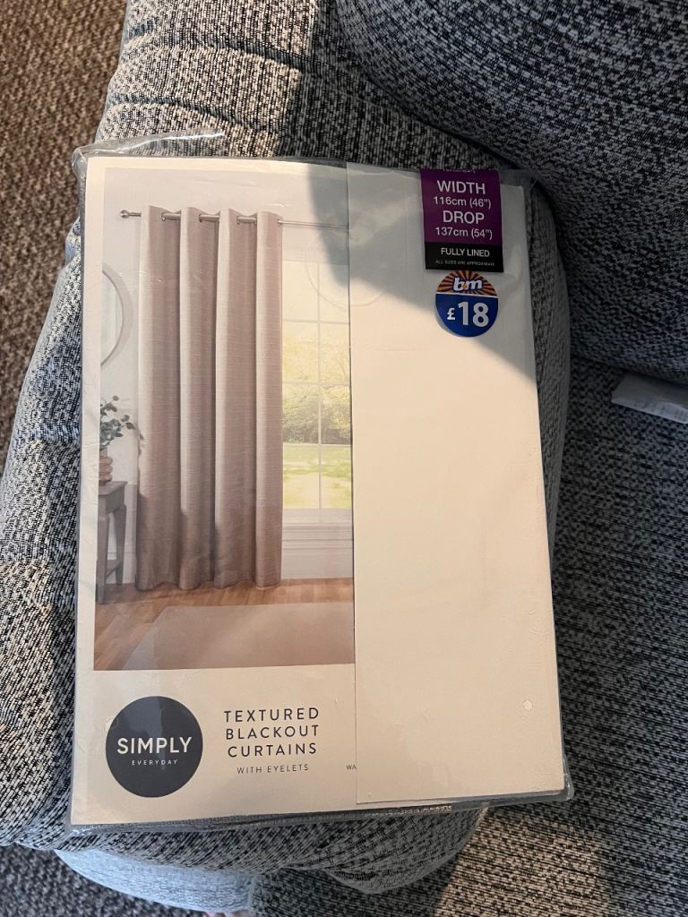 B&M grey Curtains 