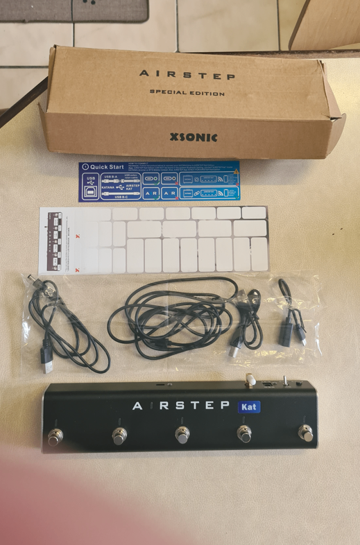 XSONIC Airstep Kat Edition Wireless Smart Footswitch Controller for Boss Katana