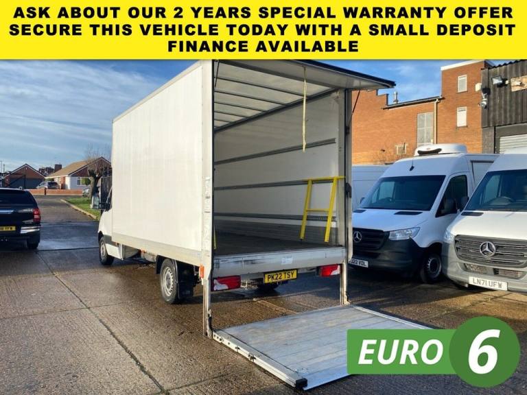 2022 22 MERCEDES-BENZ SPRINTER 2.0 317 CDI PROGRESSIVE L3 LUTON LWB BOX TAIL LIF